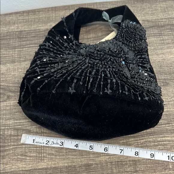 ✨Glamorous Black Sparkle Hobo Bag 🖤🤍 - Picture 7 of 10